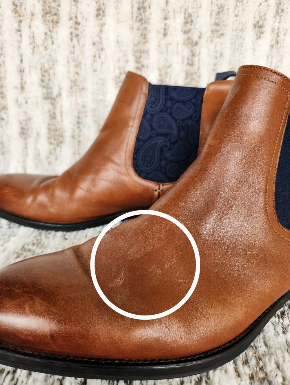 Ted Baker "Tradd" Leather Chelsea Boots Brown Leather | Men's Size 10 - Picture 8 of 12